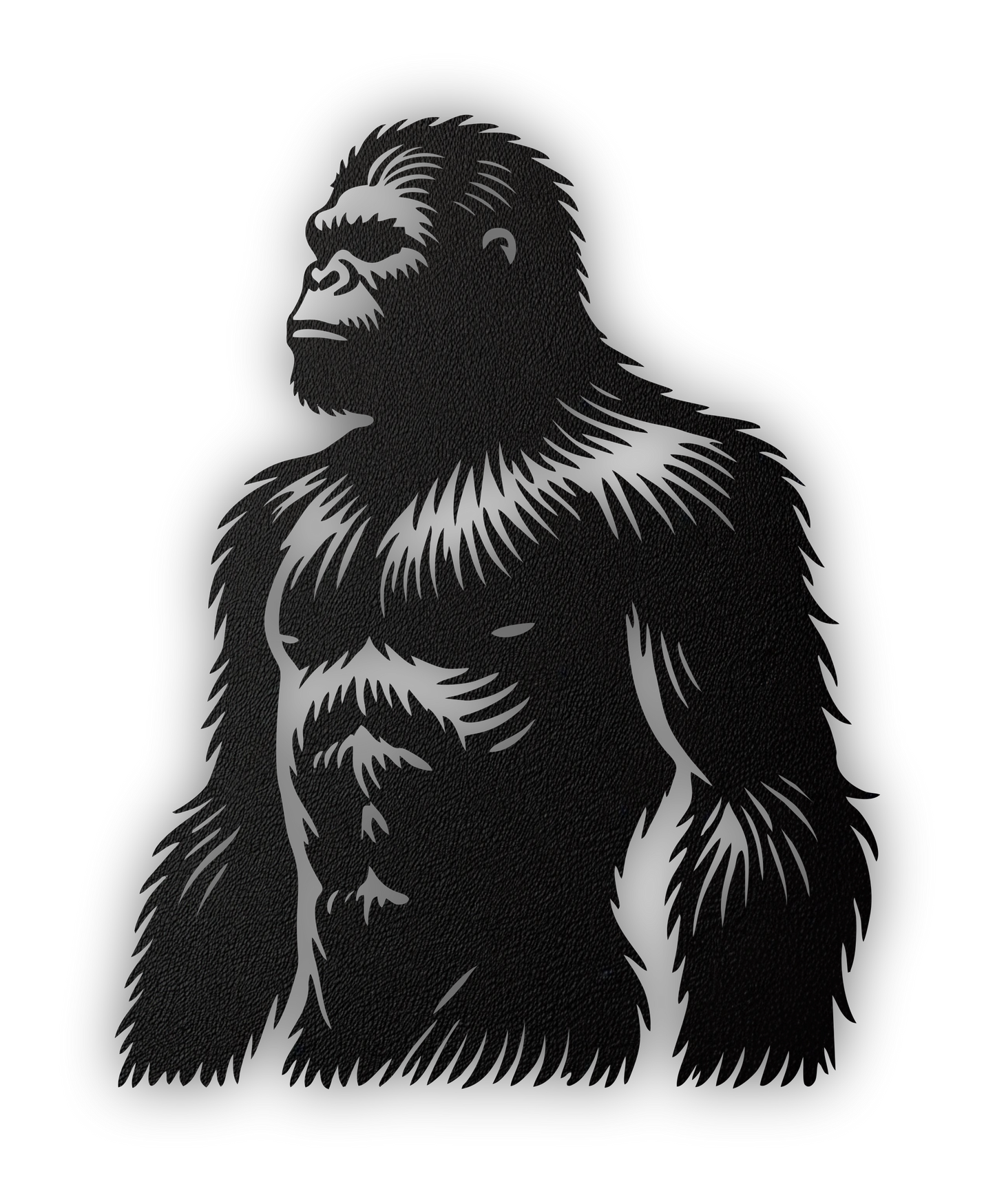 Detailed Bigfoot Metal Wall Sign