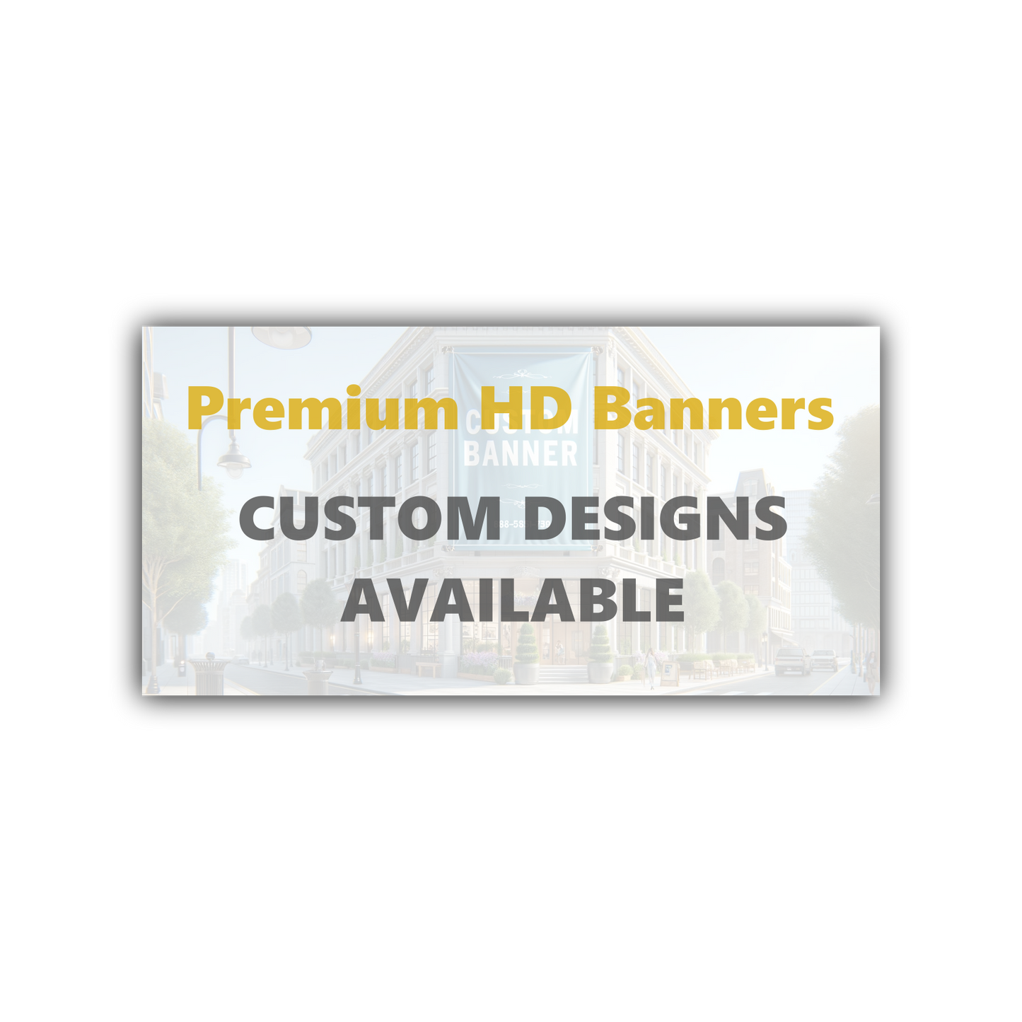 Custom HD Printed Vinyl Banner