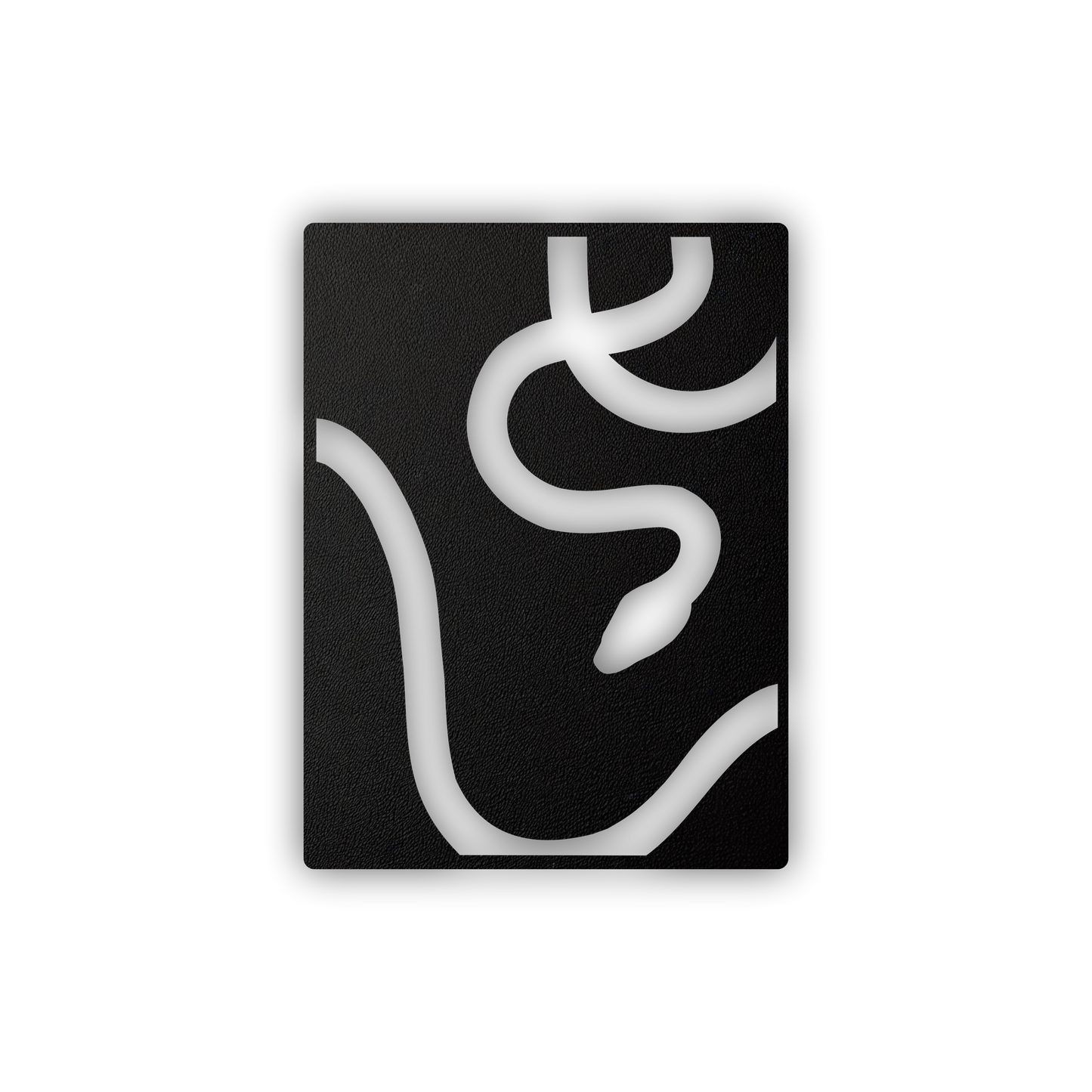 Snake Panel Metal Wall Sign